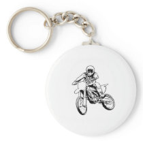 i would rather be playing in the dirt key chain