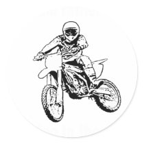 i would rather be playing in the dirt round stickers