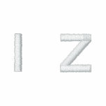 I Z EMBROIDERED HOODED SWEATSHIRT