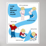 Ian - I Can Get Dressed Poster posters