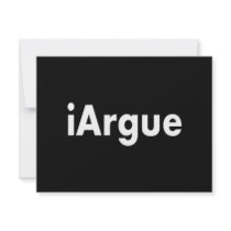 iArgue Personalized Invitation