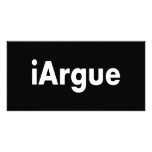 iArgue Photo Greeting Card