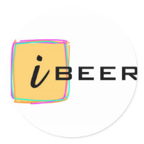 iBEER Funny T-shirt Stickers