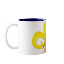 Ibex ram and bird mugs