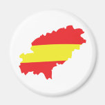 Ibiza contour flag icon refrigerator magnet