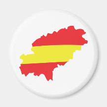 Ibiza contour flag icon refrigerator magnet