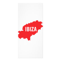 Ibiza icon custom rack card