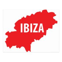 Ibiza icon post card