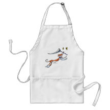 Ibizan Hound Butterflies Apron