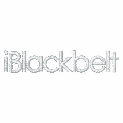 iBlackbelt Embroidered Fleece Zip Jacket
