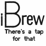 iBrew embroidered Polo wht embroidered shirts