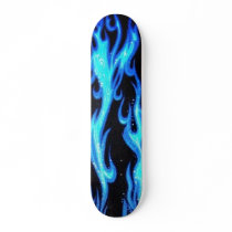 Ice Blue FLames Skate Decks