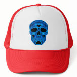 Ice Blue Skull Hat
