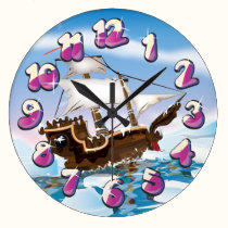 Ice Breaker Ship wall clocks