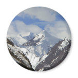 Ice Caps Over Glacier Bay Magnet