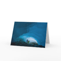 Ice Caves on the Juneau Icefield (Blank Inside) Card