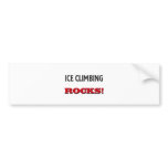 Ice Climbing Rocks bumper stickers