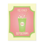 Ice Cold Refreshing Pop postcards