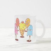 Ice-cream and the ghost-lollies coffee mug