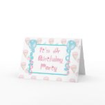 Ice Cream Birthday Party Invitation Greeting Card