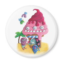 Ice Cream Booth on The Beach magnets