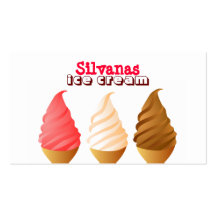 Ice Cream Business Cards