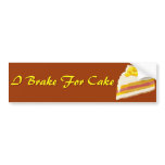 Ice Cream Cake Bumper Sticker bumper stickers