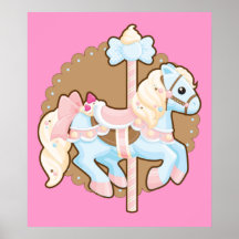 Ice Cream Carousel Poster