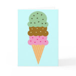 Ice Cream Cone Card