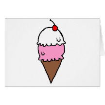 Ice Cream Cone Cards