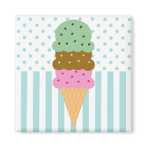 Ice Cream Cone Magnet