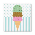 Ice Cream Cone Magnet