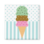 Ice Cream Cone Magnet