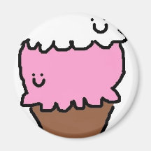 Ice Cream Cone Refrigerator Magnet