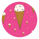 Ice Cream Cone Stickers
