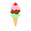 ice cream cone t-shirts
