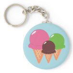 Ice Cream Cones Keychains