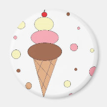 Ice Cream Cones Magnet