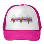 Ice Cream Cones Pink Hat