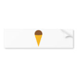 ice-cream cornet icon bumper stickers