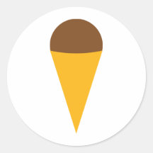ice-cream cornet icon sticker