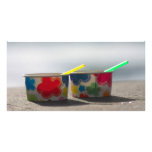 Ice cream cups photo cards