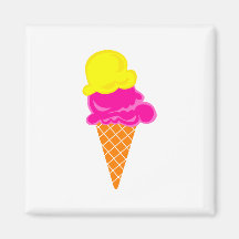 Ice Cream Fridge Magnets