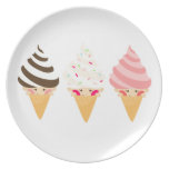 Ice Cream Kids Plate- Twists