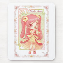 Ice Cream Lolita Vanille Fraise Tapis De Souris