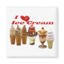 Ice Cream Refrigerator Magnets