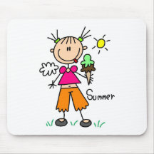 Ice Cream On A Hot Summer Day Mousepad