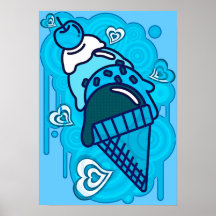 Ice_Cream_Paint Poster