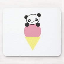 Ice Cream Panda Mousepads