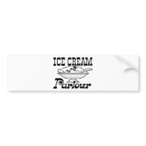 Ice Cream Parlour bumper stickers